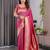 Pink Color Zari Woven Banarasi Art Silk Saree