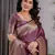 Purple Color Zari Woven Banarasi Art Silk Saree