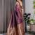 Purple Color Zari Woven Banarasi Art Silk Saree