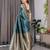 Teal Color Zari Woven Banarasi Art Silk Saree