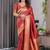 Red Color Zari Woven Banarasi Art Silk Saree