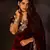 Maroon Color Embroidered Velvet Saree