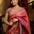 Pink Color Embroidered Tissue Silk blend Saree