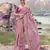 onion pink tissue silk blend jacquard saree with rani pure tissue blouse     classy designer saree