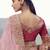 pink tissue silk blend with organza mix saree & pure tissue blouse     lightweight soft wedding saree