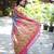 purple woven paithani silk blend saree with blouse
