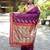 wine woven paithani silk blend saree with blouse
