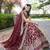 MAROON DOLA SILK SEQUINS ZARI EMBROIDERED LEHENGA CHOLI
