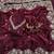 Maroon Color Embroidered Space Silk Blend Saree