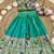 bottlegreen soft silk paithani design pattu pavadai for girls ethnic wear