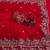 Red Color Embroidered Chiffon Saree