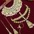 Gold plated kundan bridal jewellery set