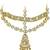 Gold plated kundan bridal jewellery set