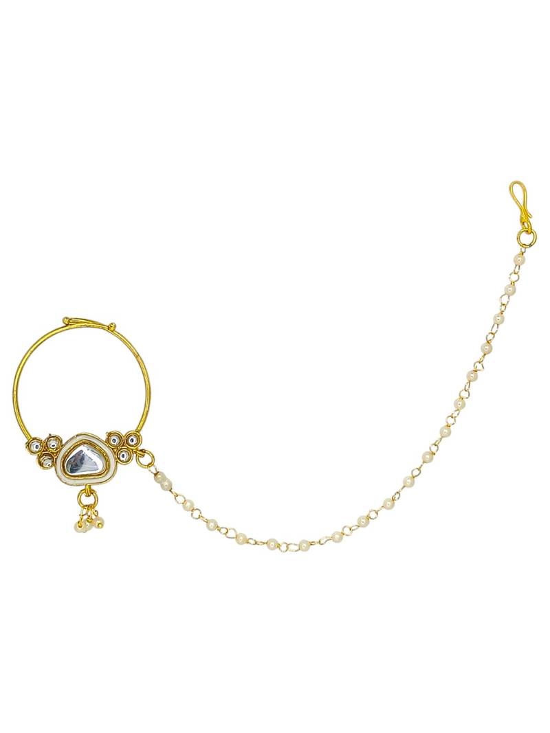 Gold plated kundan bridal jewellery set