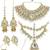 Gold plated kundan bridal jewellery set
