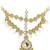 Gold plated kundan bridal jewellery set