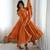 Orange mal chanderi real mirror with handwork wedding anarkali suit