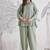 Sage green cotton slub co-ord set