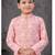Pink rayon embroidered kurta pajama