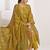 Stylee lifestyle mustard lawn cotton digital printed dress material