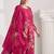 Stylee lifestyle magenta lawn cotton digital printed dress material