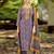 Stylee lifestyle violet pashmina digital printed dress material