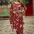 Stylee lifestyle maroon pashmina digital printed dress material