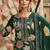 Stylee lifestyle green pashmina digital printed dress material