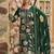 Stylee lifestyle green pashmina digital printed dress material