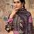 Stylee lifestyle brown pashmina digital printed dress material