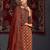 Stylee lifestyle maroon pashmina digital printed dress material
