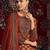 Stylee lifestyle maroon pashmina digital printed dress material