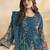 Stylee lifestyle blue georgette digital printed dress material