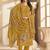 Stylee lifestyle mustard georgette digital printed dress material
