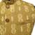 Mustard rajputana sunburst nehru jacket/waistcoat/bandhgala