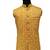 Mustard surya mandala heritage nehru jacket/waistcoat/bandhgala