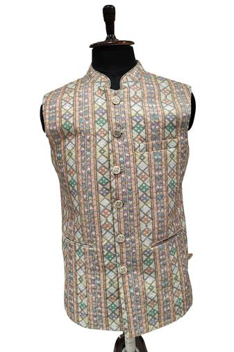 Multicolor timelesstrend tailors nehru jacket/waistcoat/bandhgala