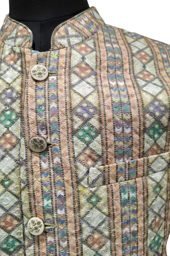Multicolor timelesstrend tailors nehru jacket/waistcoat/bandhgala
