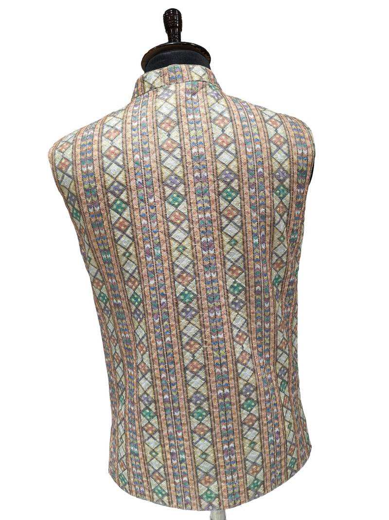 Multicolor timelesstrend tailors nehru jacket/waistcoat/bandhgala