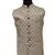 Beige grey regal beige diamond sequin nehru jacket/waistcoat/bandhgala