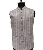 Violet vintage violet ensemble nehru jacket/waistcoat/bandhgala