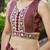 MAROON DOLA SILK SEQUINS ZARI EMBROIDERED LEHENGA CHOLI