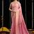 Pink color Lightweight Spun Cotton Saree with Zari Border & Blouse | Everyday Traditional Saree
