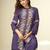 dark lilac chinon cord set for women festival wear-Full Stitched free size