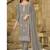 new grey georgette pakistani straight suit for women