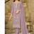 new lilac georgette pakistani straight suit for women