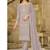 new beige georgette pakistani straight suit for women