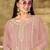 new pink georgette pakistani straight suit for women