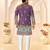 lavender silk kurta for wedding & festive wear