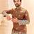 brown silk kurta for wedding & festive wear
